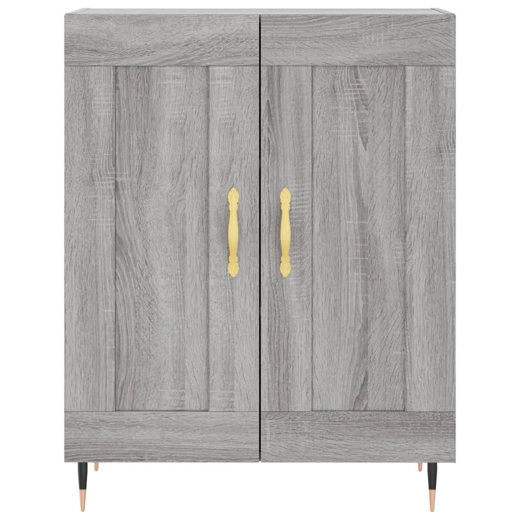 Credenza | Madia | Buffet da pranzo | Armadio da pranzo Grigio Sonoma 69,5x34x180 cm in Legno Multistrato