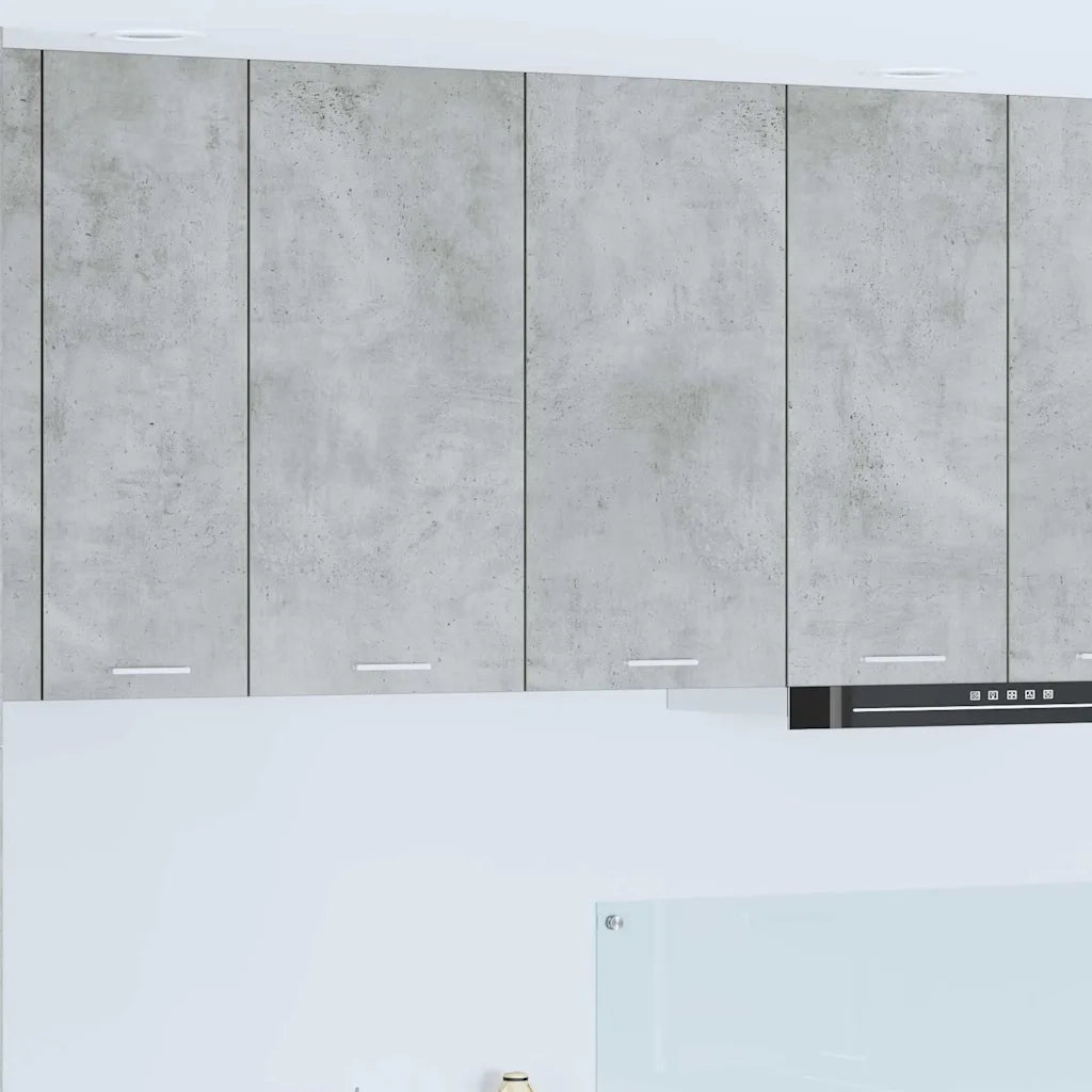 Armadio pensile con porta Grigio cemento 80 x 31 x 80 cm 884285