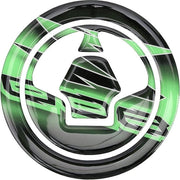 Decali di copertura per olio - Copertura del serbatoio di carburante con protezione in forma di adesivo - Compatibile con Kawasaki Z800 - Modifica - Nero Verde.