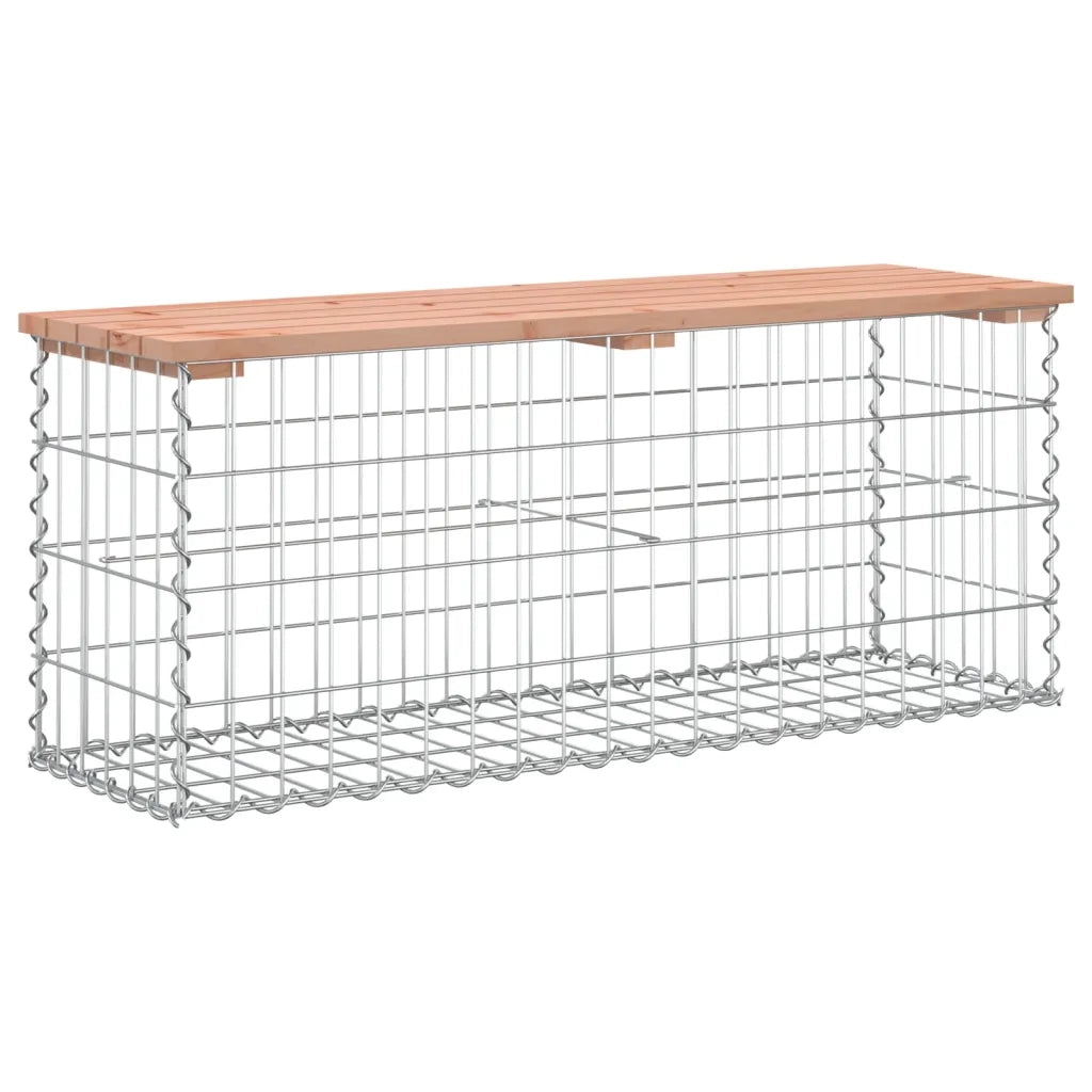 Panca Giardino Design Gabbione 103x31,5x42 cm Massello Douglas 834351