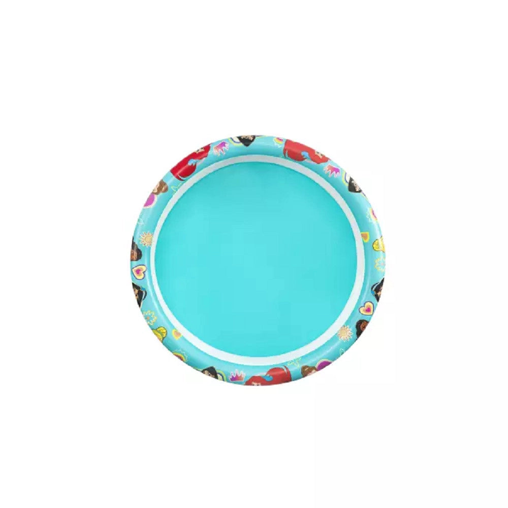 Trade Shop - Piscina Gonfiabile 3 Anelli Princess 122x25cm Per Bambini Giardino Estate 91099 -