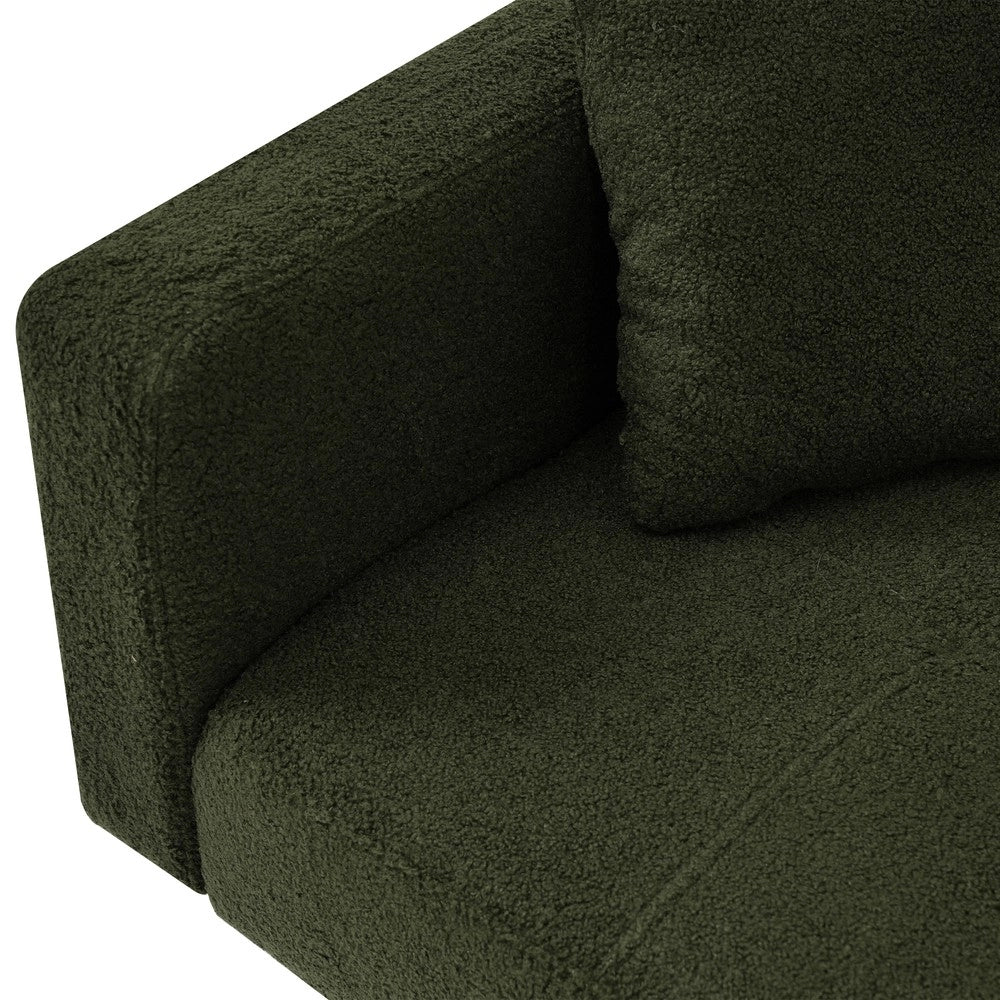 Divano Letto con Contenitore Laterale, Cuscini e Gambe Dorate ¨C Xylo ¨C Angolo Regolabile