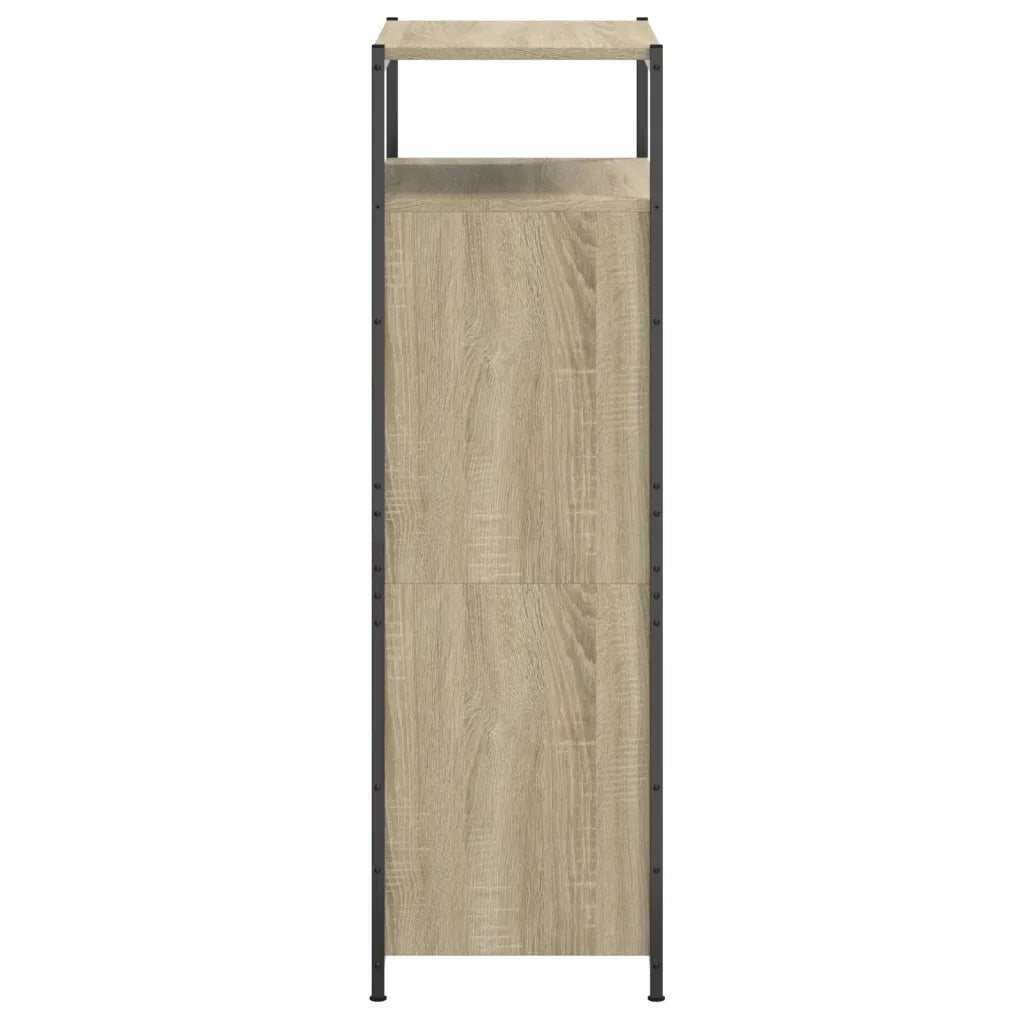 Scarpiera Rovere Sonoma 60x34x112 cm in Legno Multistrato 840030