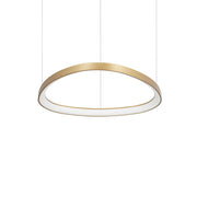 Lampada A Sospensione Gemini 1 Luce Led Integrato Ottone 47W 4000K Ip20