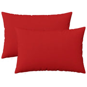 Cuscino con cuscino HEERLEN 2 pz Rosso Tessuto 927376