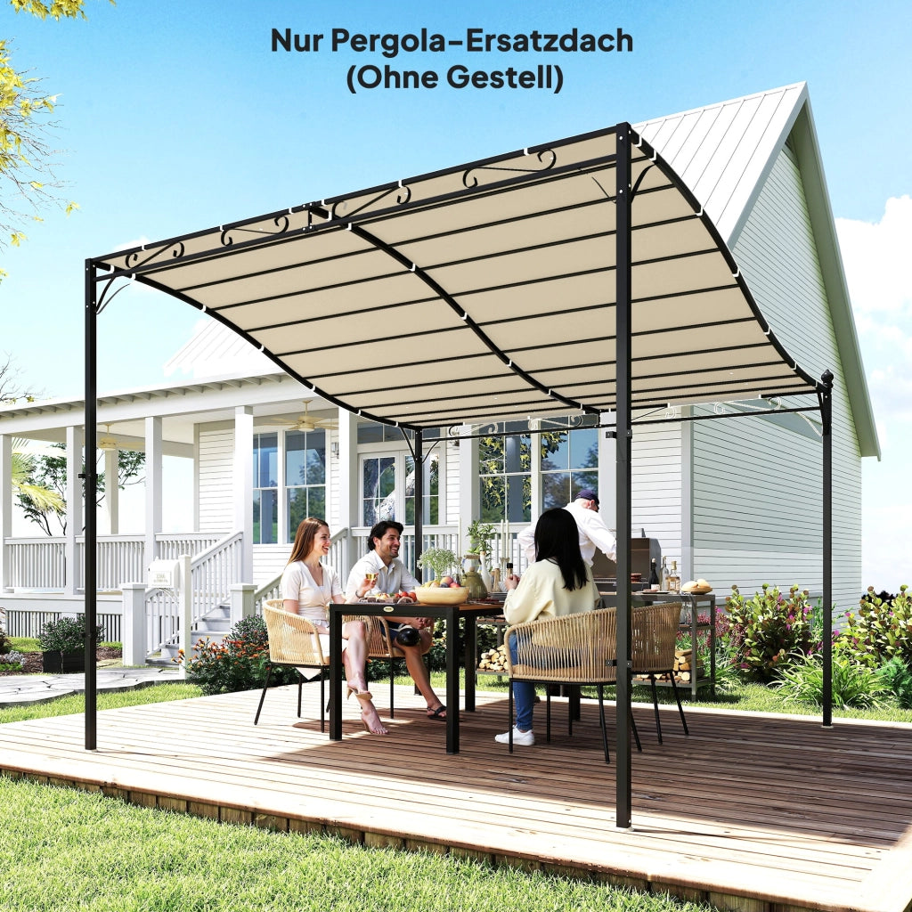 Tenda da sole per pergola ¨C zephmum ¨C crema 298x293 cm