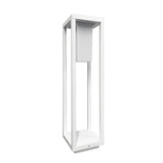 Lampioncino LED da Giardino Bianco E27 IP65 60 cm | Paletto Luminoso Moderno per Esterni, Alluminio, Attacco E27, Vialetti e Percorsi