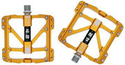 Pedale per bicicletta di alta qualità - Lega di alluminio - Antiscivolo - Asso di acciaio CR-Mo 9/16 pollici - Adatto per MTB/BMX/bicicletta da città - Peso 385 g / coppia - Dimensioni 105 x 100 x 22 mm - Accessorio per bicicletta