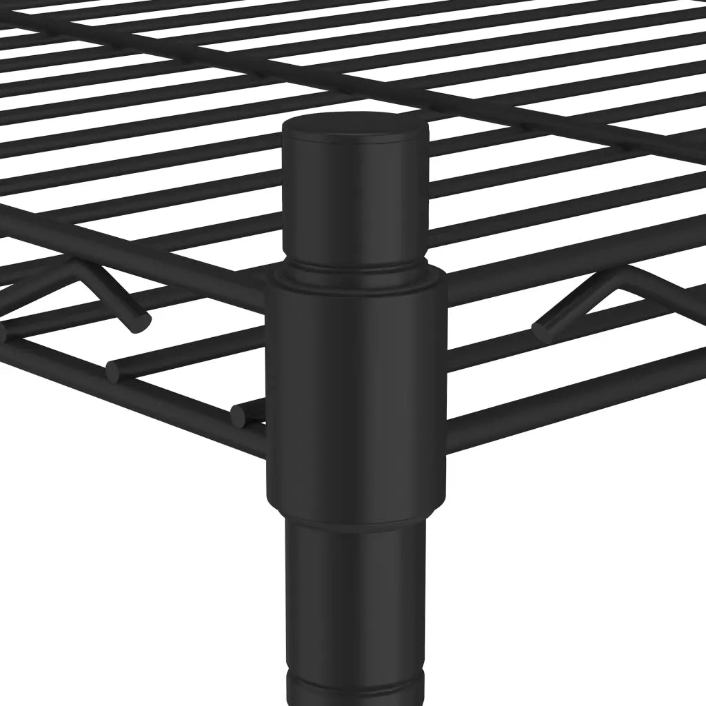 Scaffale a 4 Livelli 90x35x137 cm Nero 200 kg CFW7132771
