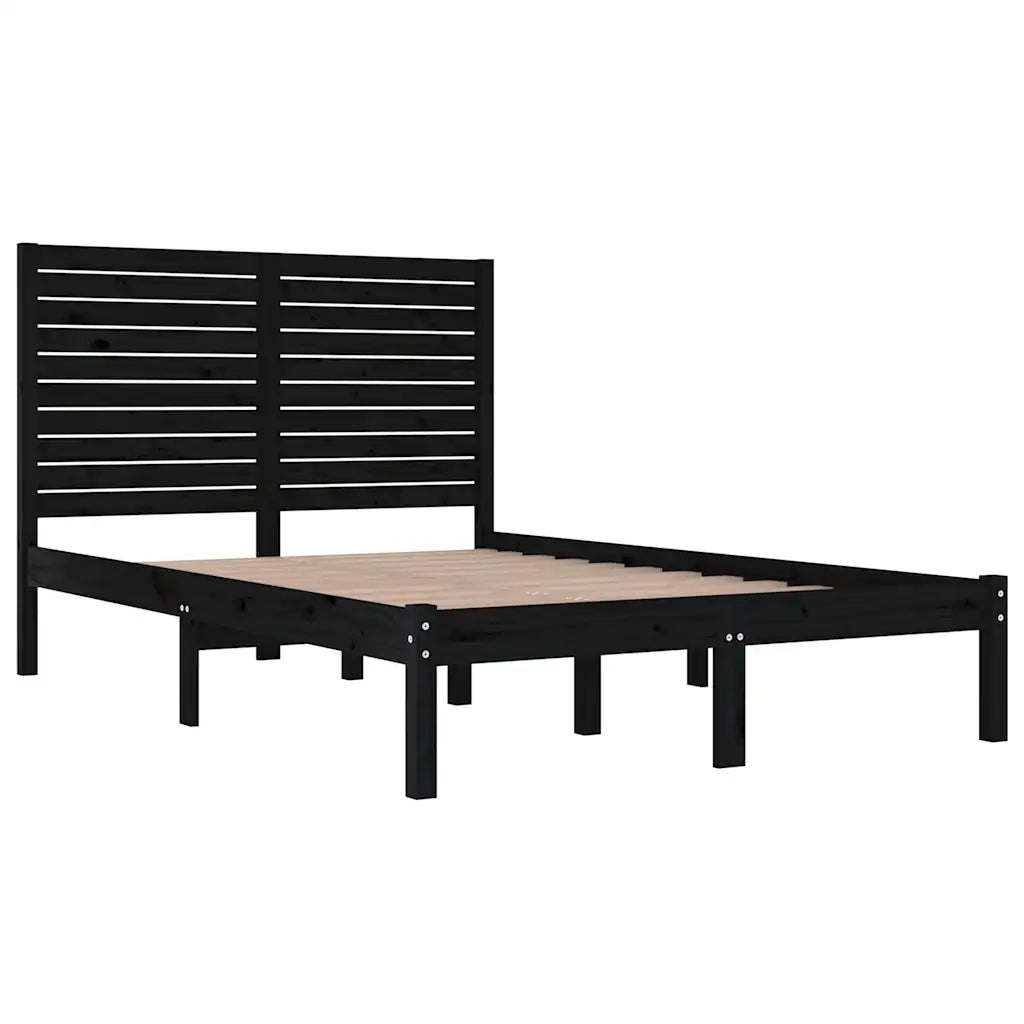 Giroletto Nero in Legno Massello 140x190 cm cod mxl 61318