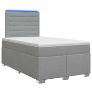 Letto box spring con materasso Grigio Chiaro 120 x 190 cm 3454817