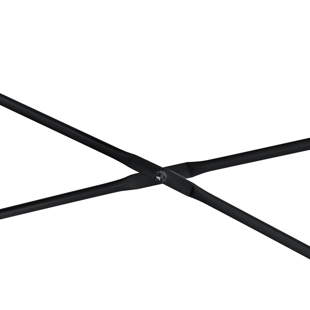 Scrivania Røros con Telaio in Metallo e Piano da 120 x 60 cm - Nero [en.casa]