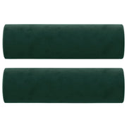 Cuscini Decorativi 2 pz Verde Scuro ?15x50 cm in Velluto CFW9486372