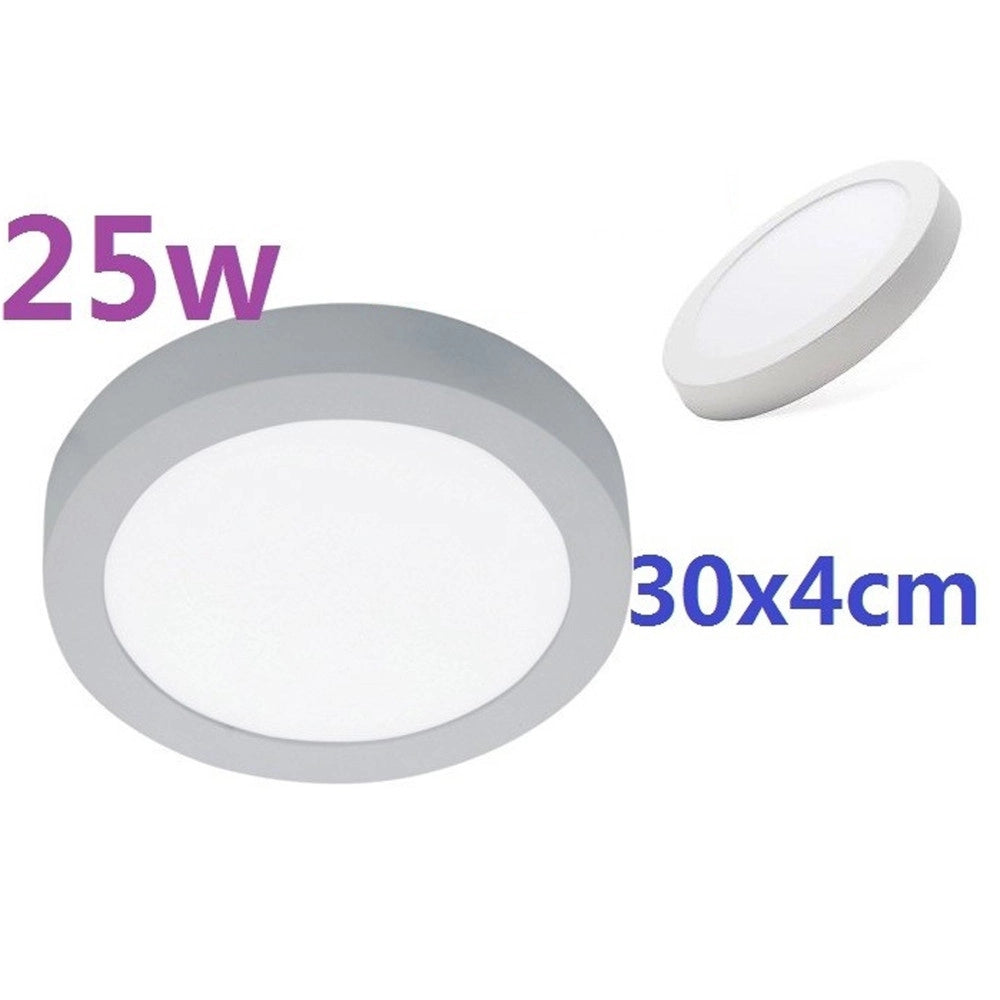 Trade Shop - Plafoniera Led Soffitto Lampade Quadrato 150 Led 25w Resa 250w Luce Bianca -