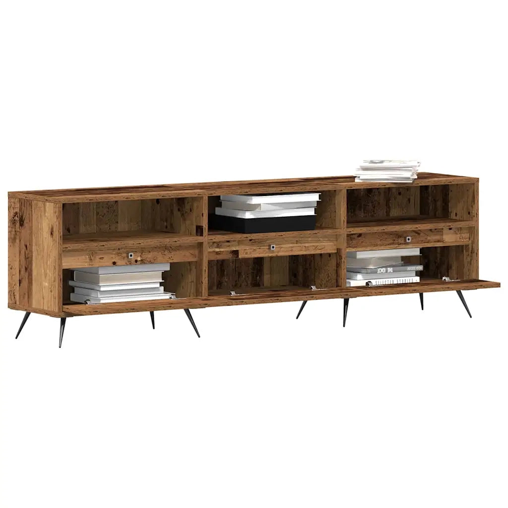 Mobile TV-Credenza per TV-Console TV Legno vecchio 150 x 30 x 44,5 cm Legno multistrato