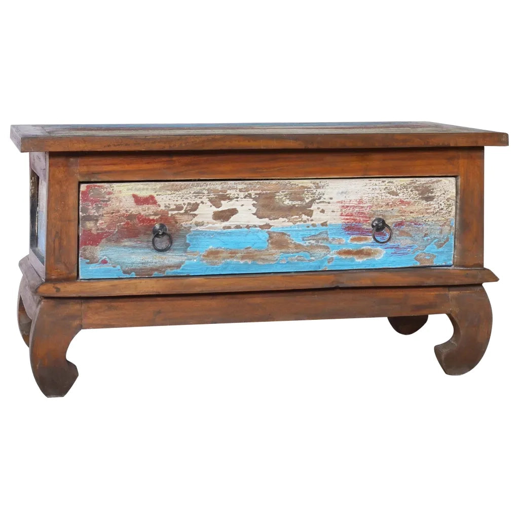 Tavolino da CaffÃ¨ 80x50x40 cm in Legno Massello di Teak cod mxl 16826