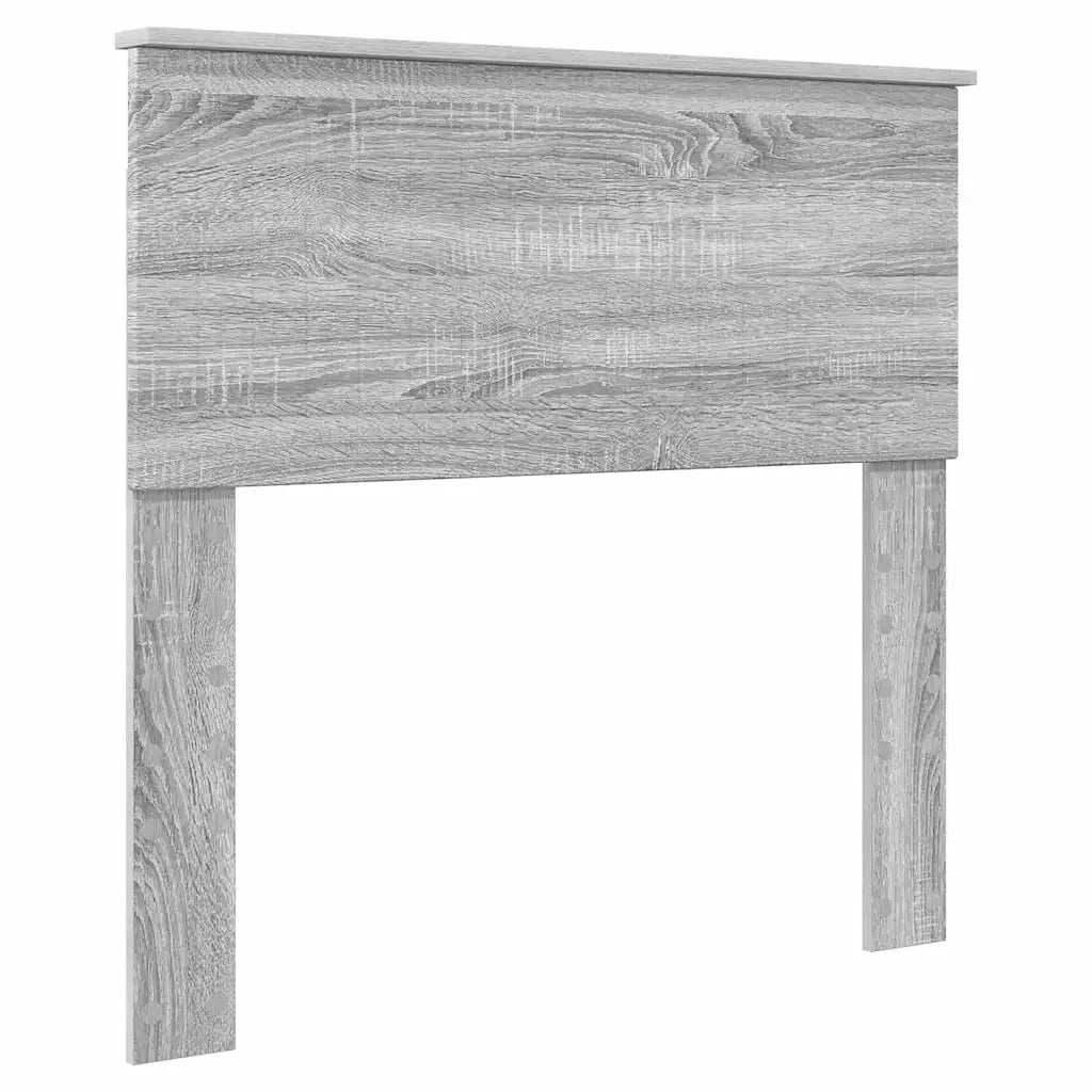 Testiera-Testata-Testiera Decorativa Grigio Sonoma 90 cm Legno multistrato 461331