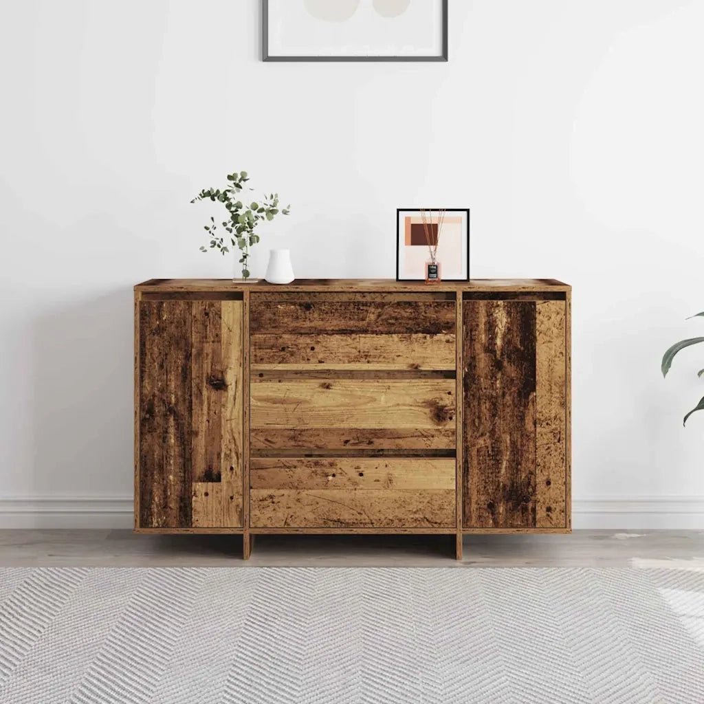 Credenza | Madia | Buffet da pranzo | Armadio da pranzo Legno vecchio 120 x 41 x 75 cm Legno multistrato