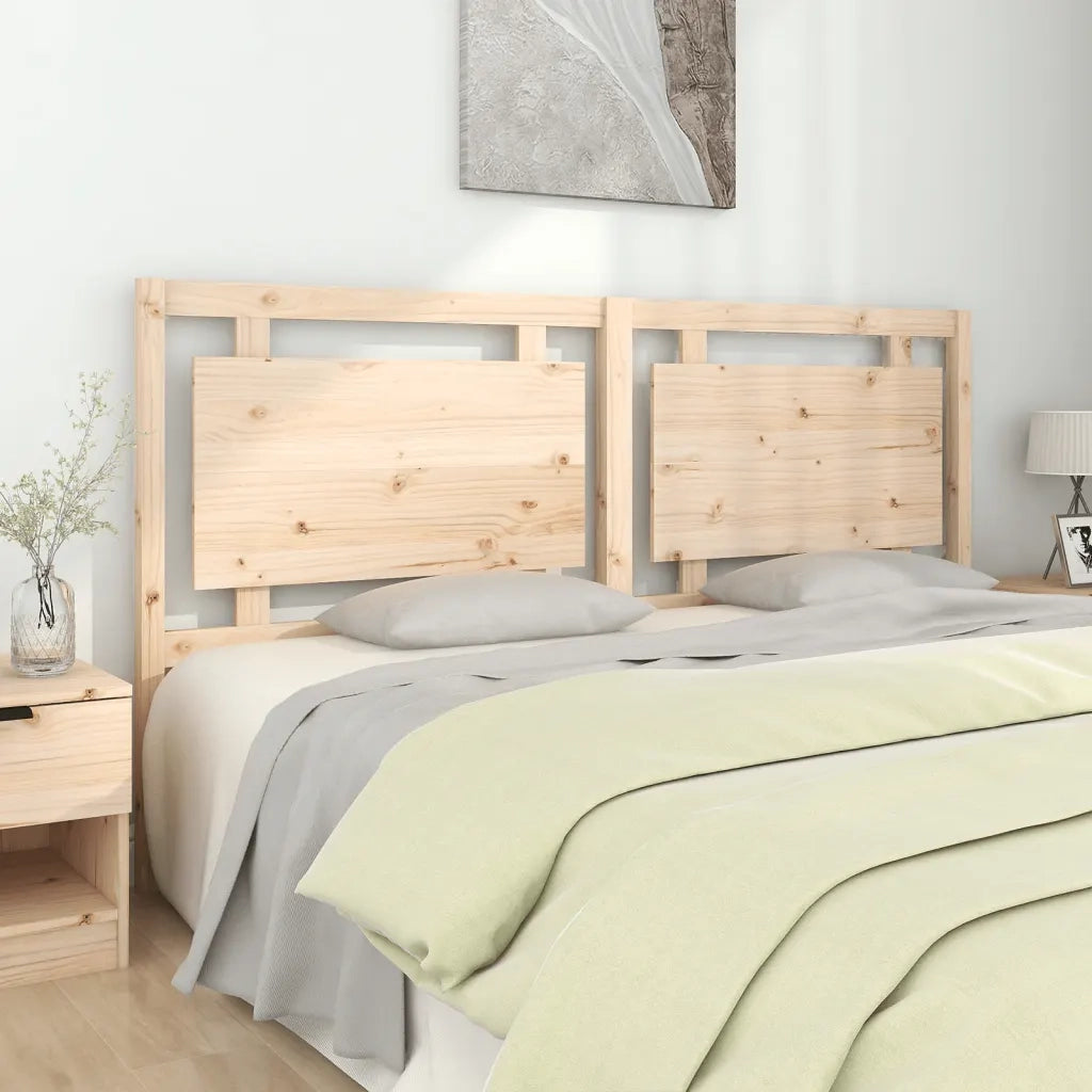 Testiera per Letto 185,5x4x100 cm in Legno Massello di Pino cod mxl 70849
