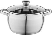 Pentola in Acciaio Inossidabile 4,8 l - Adatta per Induzione - 22 cm - Resiste al Lavastoviglie
