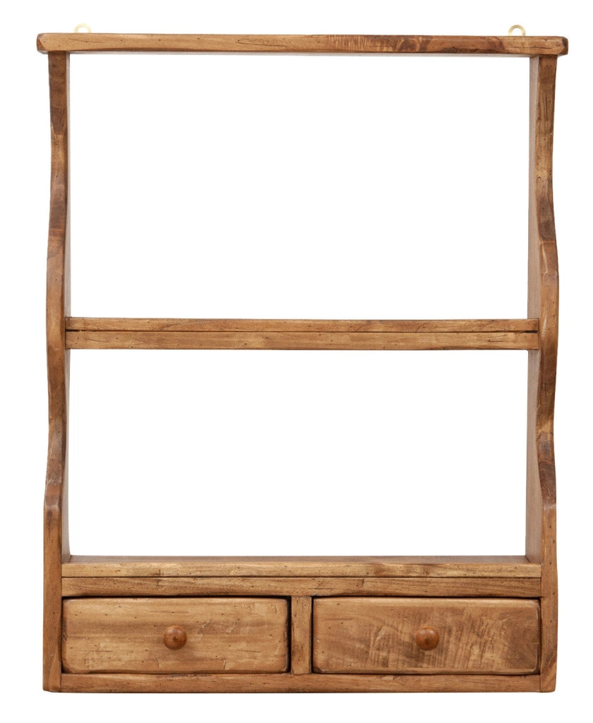 Biscottini Piattaia in legno massello di tiglio finitura naturale L53xPR20xH68 cm. Made in Italy