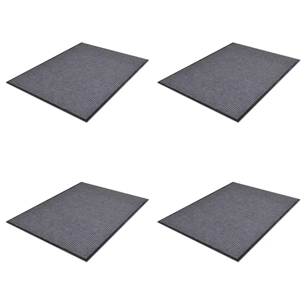 Zerbini in PVC 4 pz Grigi 90x60 cm  cod mxl 41698