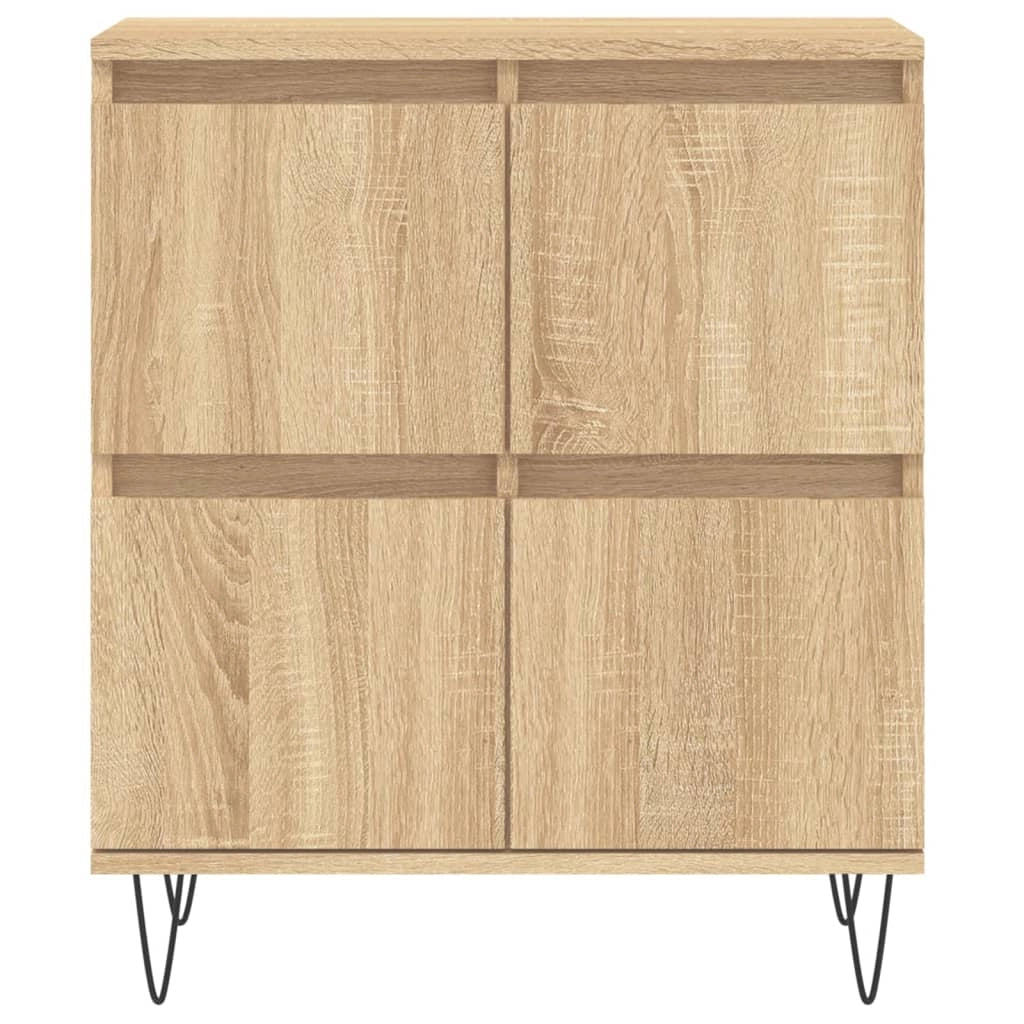 Buffet credenza cassettiera armadio mobile contenitore organizer cucina soggiorno rovere Sonoma 60 x 35 x 70 cm legno ingegnerizzato marrone 02_0031613