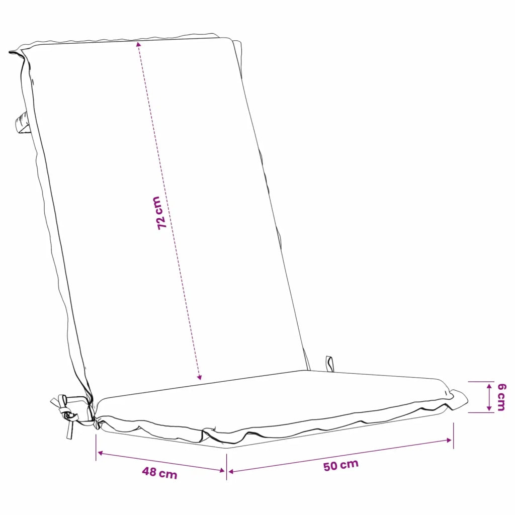 Cuscini Bhair Alto Schienale in 4 Pezzi GEMERT 4 pcs 945862