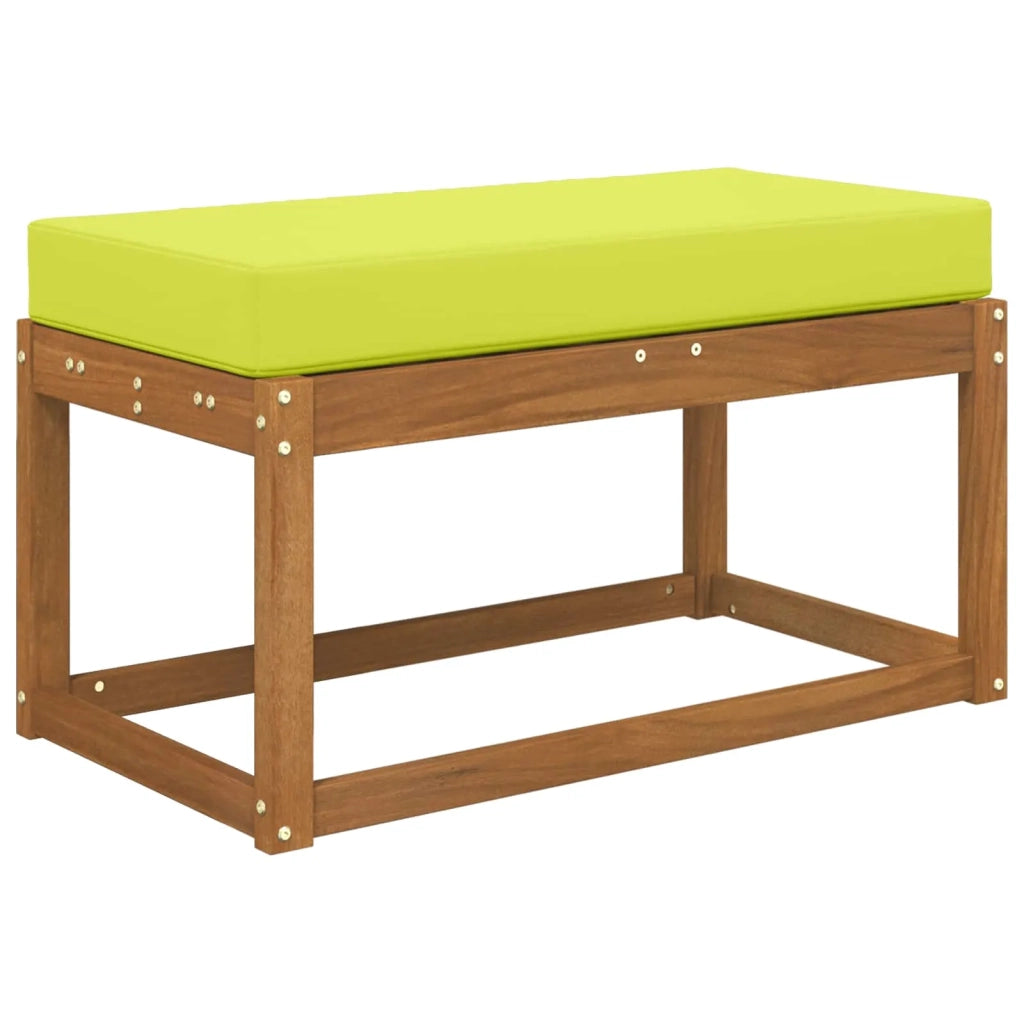 Cuscino da Sedia Esterno Verde 80 x 40 x 8 cm 100% Poliestere 900953