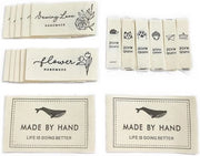 Etichette a mano per cucito - etichette a mano - etichette di tessuto - etichette di stoffa a mano - beige

42 pezzi - codice articolo: 42 - colore: beige