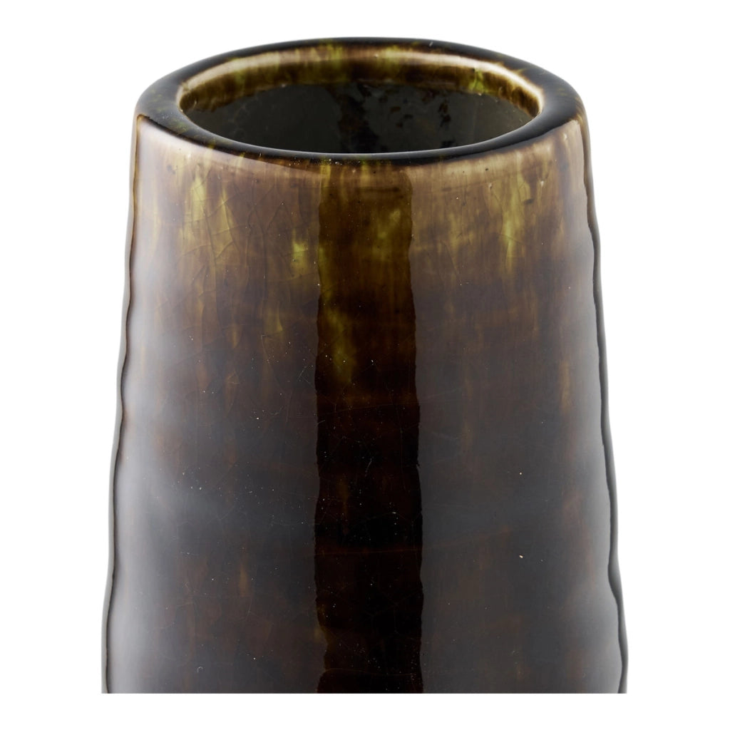 Vaso Decorativo Esbjerg, Marrone, Ceramica, 12,5x12,5x48 cm