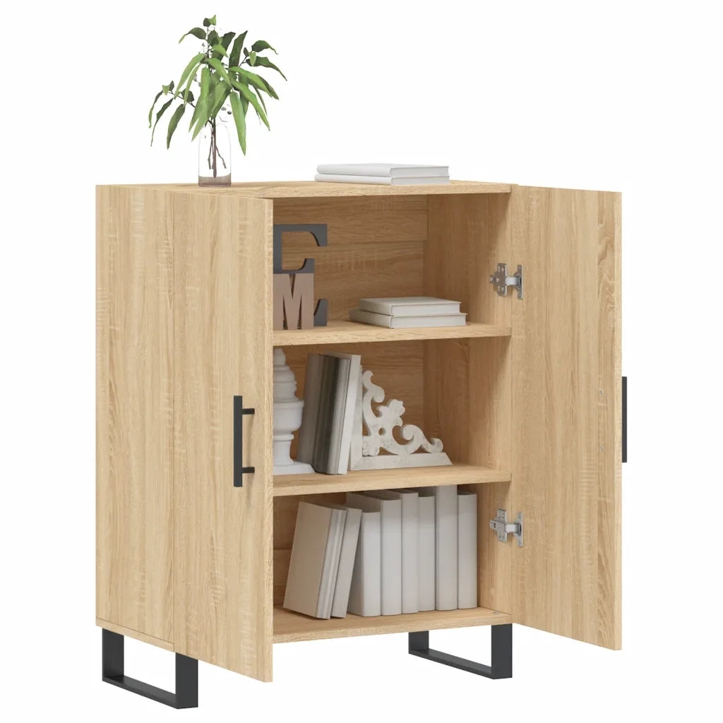 Credenza Rovere Sonoma 69,5x34x90 cm in Legno Multistrato 827751