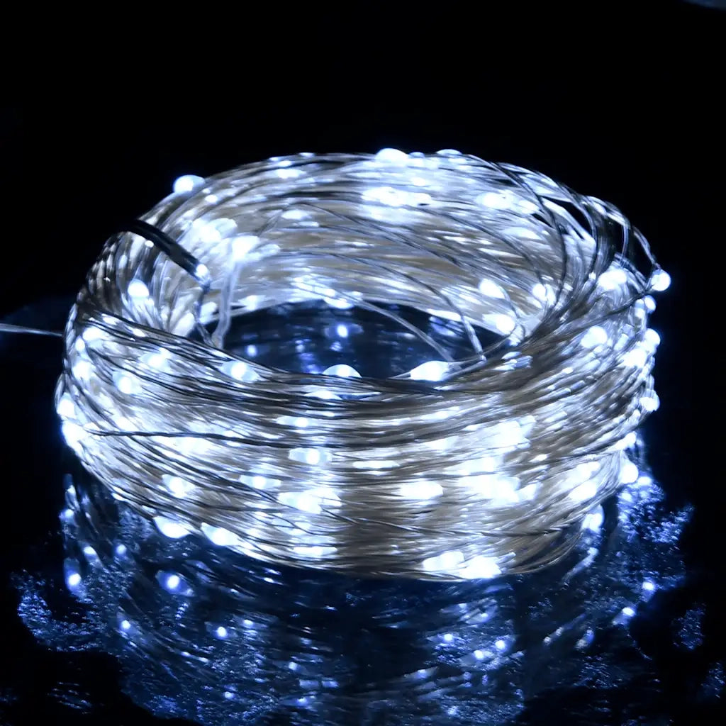Micro Luci Fatate Sferiche 40m 400 LED Bianco Freddo 8 Funzioni CFW1169212
