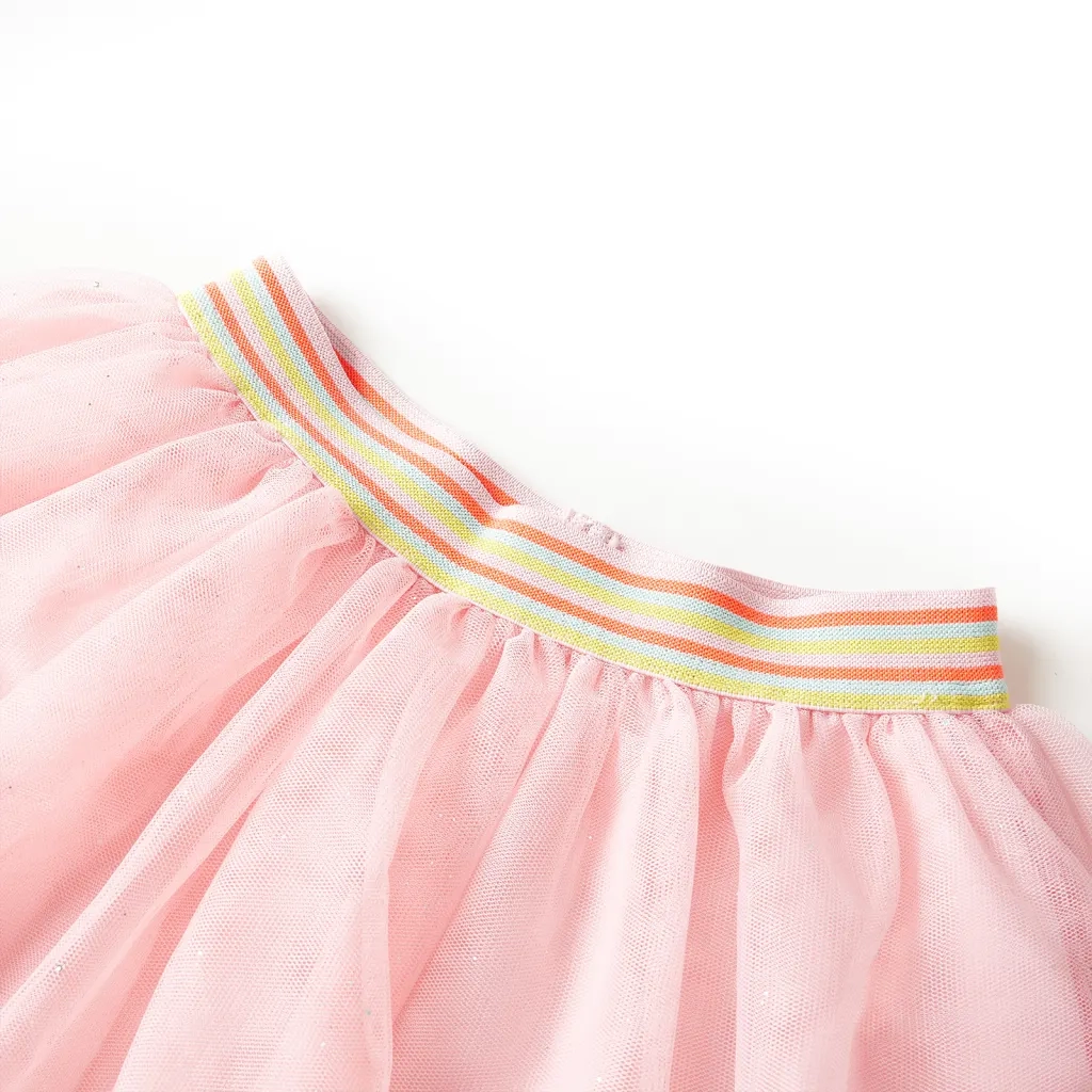 Gonna da Bambina con Tulle Rosa Chiaro 116 CFW1709047