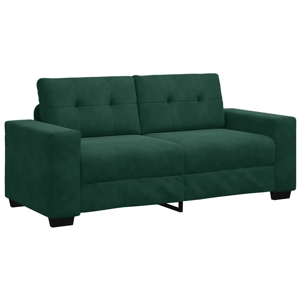 Divano Divanetto-Sofa Verde Scuro 140 cm in Velluto 903457