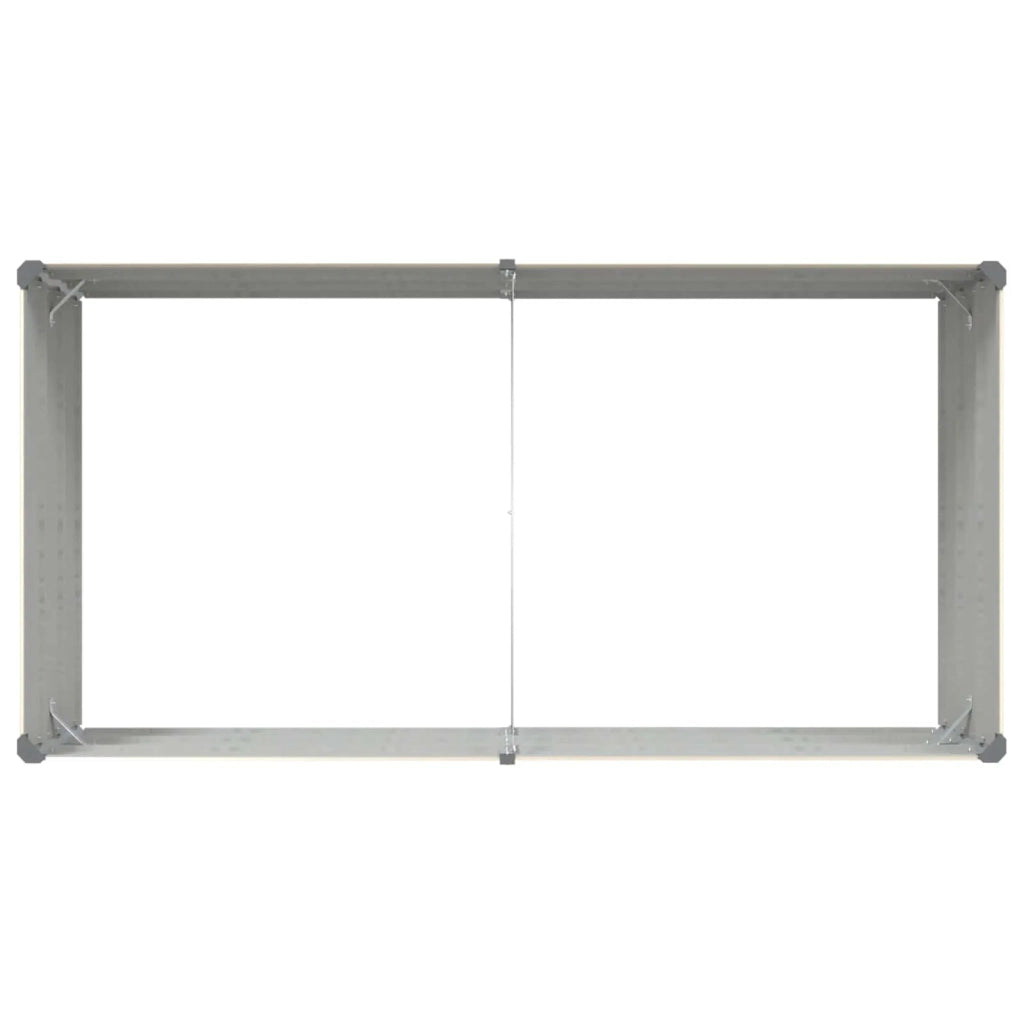 Fioriera Avorio 195 x 100 x 45 cm Acciaio zincato 42018115