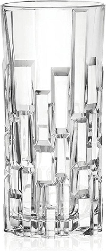 Set di Tazze Hi-Ball in Cristallo Luxion - Resistenti al Lavastoviglie - Confezione da 6 - 340 ml - Ideale per Nuovi Proprietari e Cene Informali - Translucido
