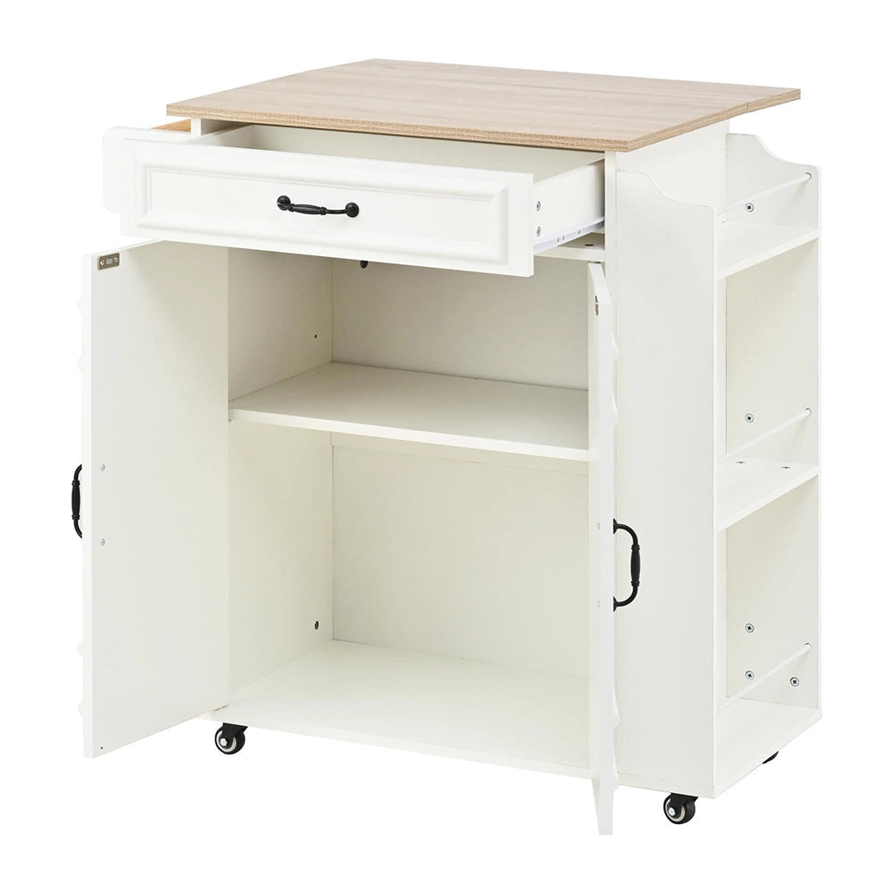 ?lot de cucina mobile - Xylo - Con piano ribaltabile, cassetto e scaffale