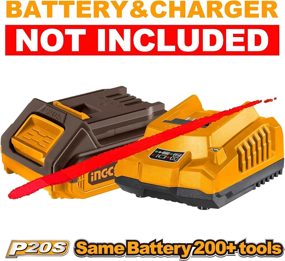 Strumento multifunzione a batteria al litio da 20v con kit accessori incluso
