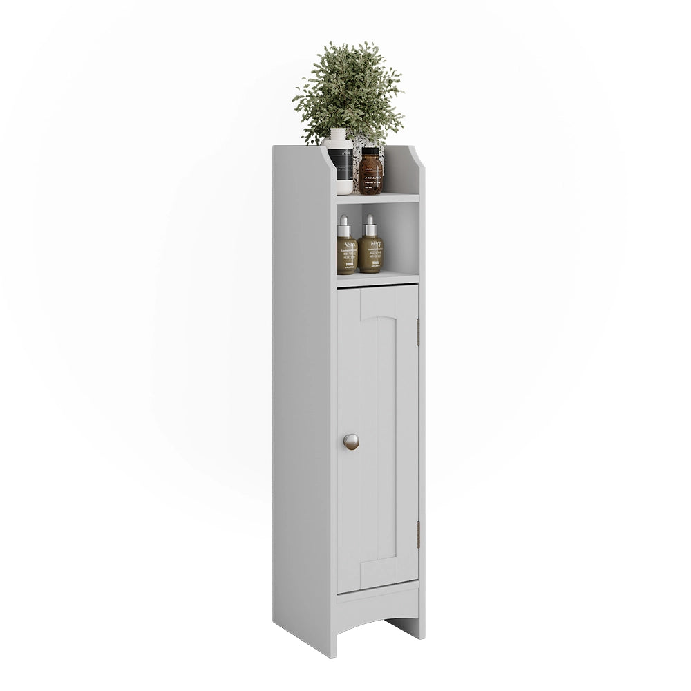 Vicco mobiletto bagno Bianco 18 x 81 cm con 5 scomparti