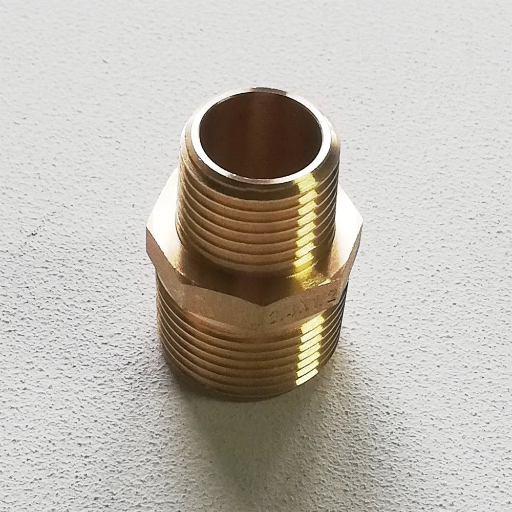 Niples nipplo 11/2 x 11/4 doppia vite ridotta mm in ottone