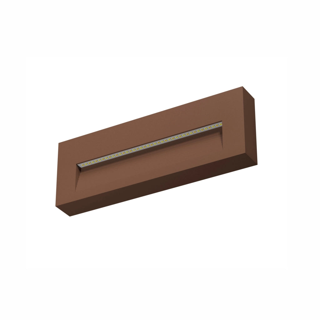 Beneito Faure Faretto Led segnapasso da parete a superficie Tween - 5W, Switch CCT, Illuminazione Interni ed Esterni​, corridoi o passaggi - Corten