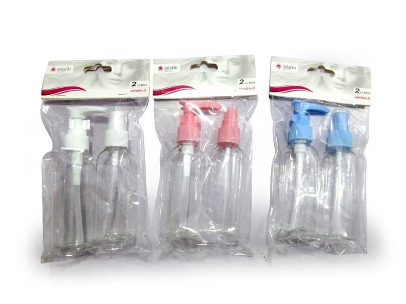 KIT FLACONI DA VIAGGIO IN CONFEZIONE DA 2 PEZZI ASSORTITO