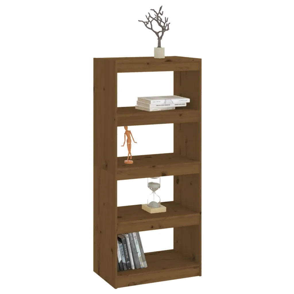 Libreria/Divisorio Ambra 60x30x135,5cm Legno Massello di Pino 808171