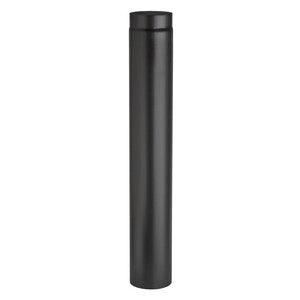 TUBO PORCELLANATO D 12 X H 100CM NERO OPACO TOP- 3,0 pz