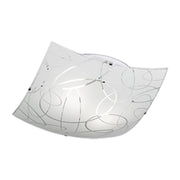 PLAFONIERA SPIRELLI DECORO CERCHI E27 40X40 CM