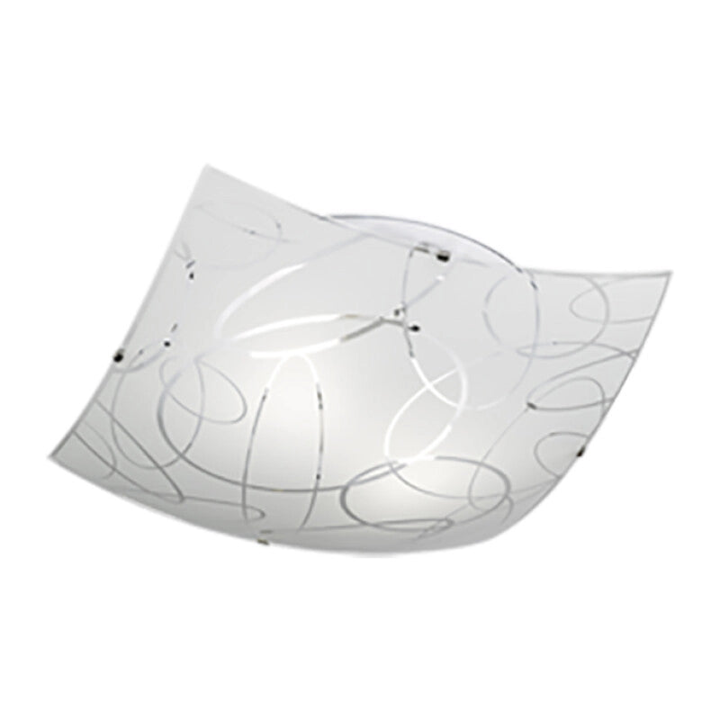 PLAFONIERA SPIRELLI DECORO CERCHI E27 40X40 CM