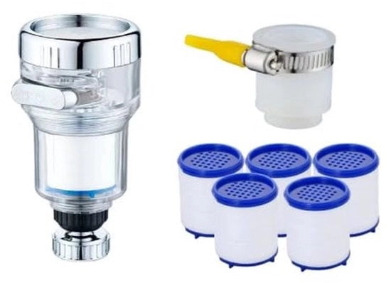 Elemento filtro a cotone - 12 pezzi - Filtro acqua per rubinetteria - Dimensioni 3,5×3 cm - Filtro acqua per uso domestico