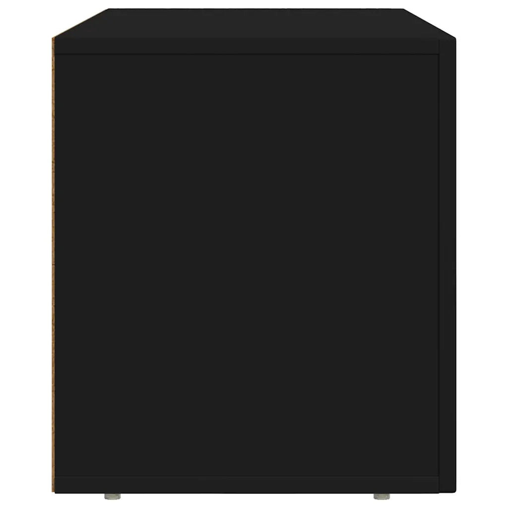Mobile TV Nero 80 x 35 x 40 cm Legno multistrato