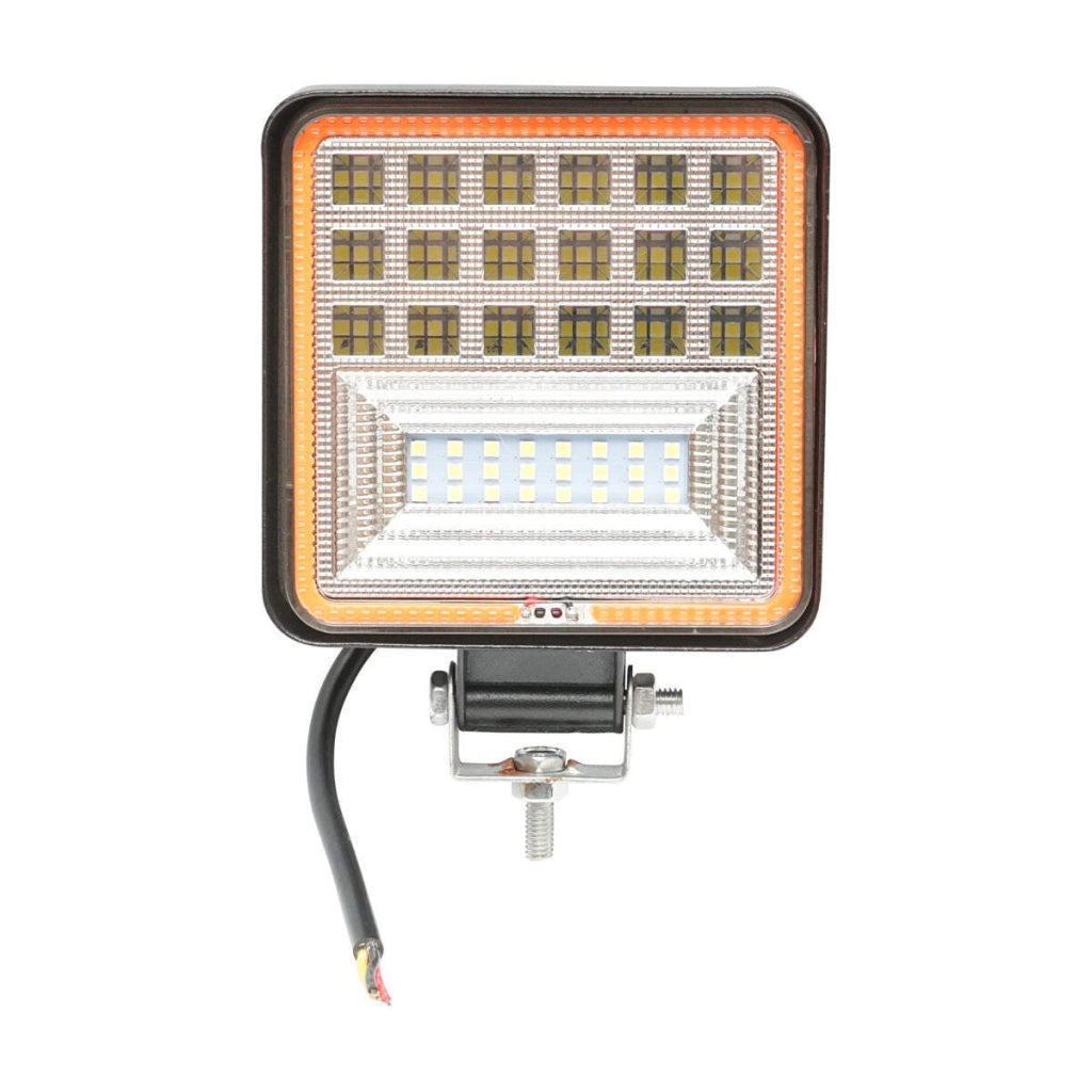 Proiettore quadrato LED-SMD, 10-30V, 126W, 106x134x30mm, Breckner Germany